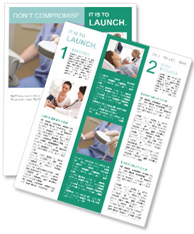 Medical Diagnostic Device: Ultrasound Technology Newsletter Template