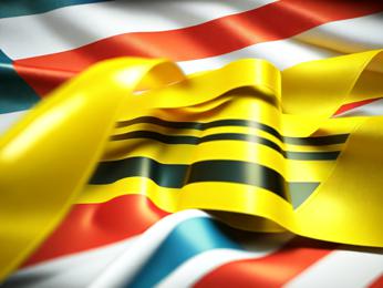 The flag of the united states of america PowerPoint Template