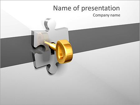 Key to Puzzle Animated PowerPoint Template
