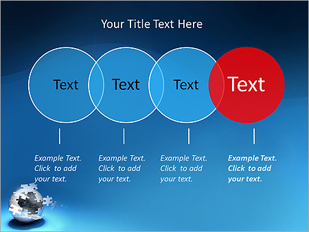 Globe Puzzle Animated PowerPoint Template - Slide 10