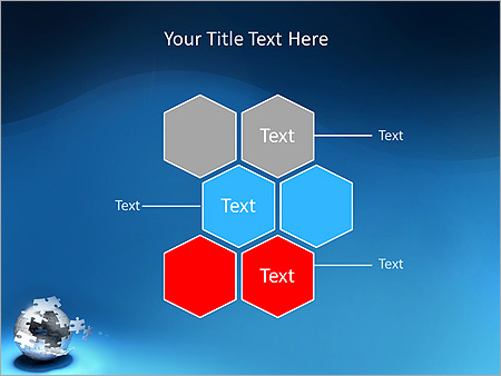 Globe Puzzle Animated PowerPoint Template - Slide 12