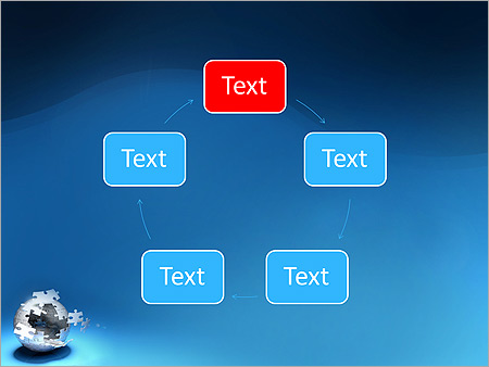 Globe Puzzle Animated PowerPoint Template - Slide 13