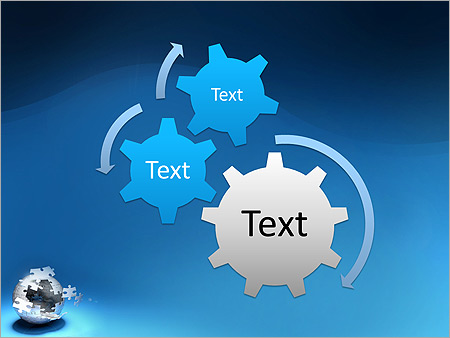 Globe Puzzle Animated PowerPoint Template - Slide 16