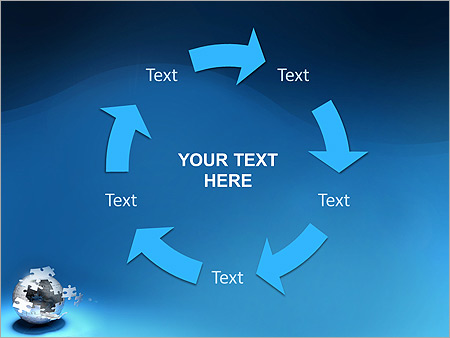 Globe Puzzle Animated PowerPoint Template - Slide 20