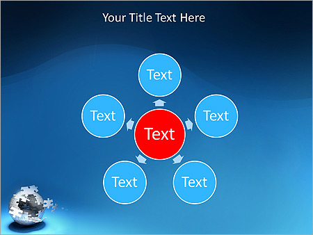Globe Puzzle Animated PowerPoint Template - Slide 21