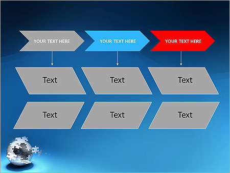 Globe Puzzle Animated PowerPoint Template - Slide 25