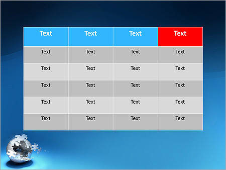 Globe Puzzle Animated PowerPoint Template - Slide 32