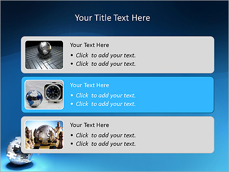 Globe Puzzle Animated PowerPoint Template - Slide 8