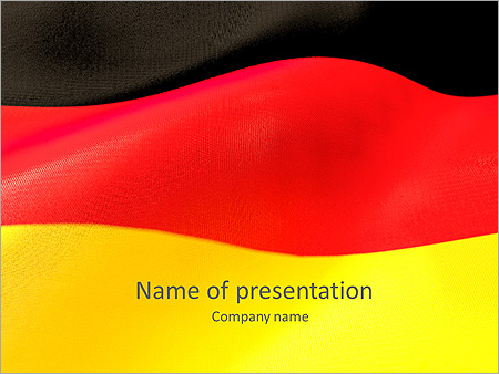 Flag of Germany Animated PowerPoint Template