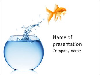 Golden Fish PowerPoint Template