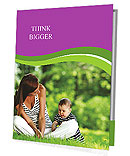 Mother Playing With Baby Presentation Folder