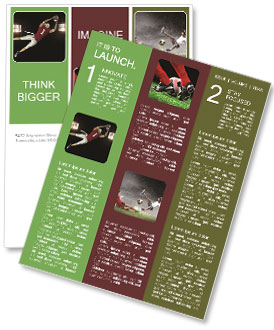 American Football Player Newsletter Template