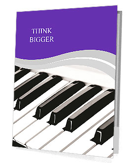 Piano Musical Instrument Presentation Folder