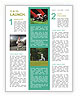 Popular Cricket Game Newsletter Template