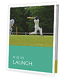 Popular Cricket Game Presentation Folder