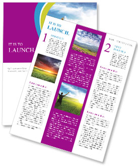 Connection With Nature Newsletter Template