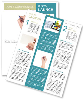 Write With A Pen Newsletter Template