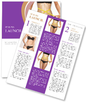 Perfect Body Shape Newsletter Template