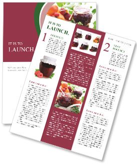 Jars Of Homemade Strawberry, Apricot, And Raspberry Jam With Fresh Berries - Perfect For Breakfast And Desserts Newsletter Template