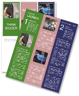 Pressing High-Tech Graph: A Modern Virtual Background For Businessmen Newsletter Template