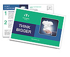 Maximizing Mobile Phone Capabilities With Cloud Computing Postcard Template
