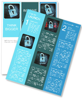 Digital Data Lock Newsletter Template