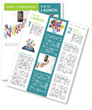 Download Smartphone Applications On Grey Background: A Quick Guide Newsletter Template