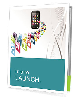 Download Smartphone Applications On Grey Background: A Quick Guide Presentation Folder