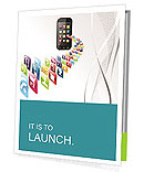 Download Smartphone Applications On Grey Background: A Quick Guide Presentation Folder