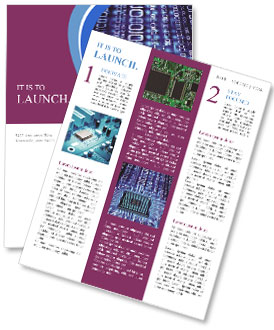 Exploring The Function And Applications Of Binary Microchips Newsletter Template