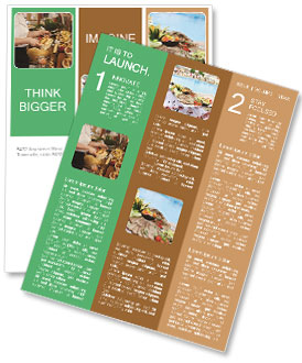 Delicious And Nutritious Food For A Healthy Lifestyle Newsletter Template