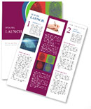 Pop Art Style Detailed Illustration Of Fingerprints Newsletter Template