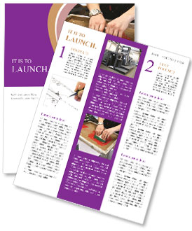 Handmade T-Shirt Printing Using Manual Screen Printing Technique Newsletter Template