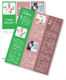 Global Business Concept: Adult Businessman Conducting Virtual Meeting With Team Using Tablet Computer Newsletter Template