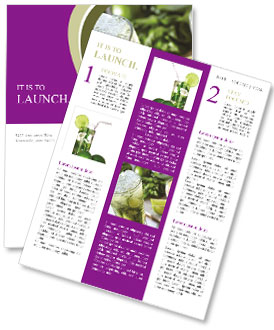 Lime Mojito Cocktail: A Refreshing Drink Recipe Newsletter Template