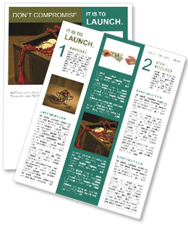 Une collection de pièces de monnaie et de chapelet en dirham des Émirats arabes unis stockés dans un coffre Newsletter