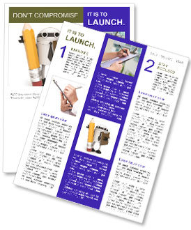 Artificial Intelligence Device Utilizing Clipboard And Pencil Newsletter Template