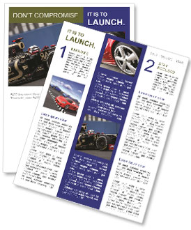 Formula 1 Grand Prix Of Europe: Kimi Raikkonen At Valencia Street Circuit, Spain - June 22, Newsletter Template