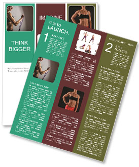 Fitness Training With Resistance Bands By A Female Athlete On A Neutral Grey Backdrop Newsletter Template