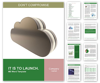 Isolated White Icon Of Glossy Black Emblem For Cloud Technology Disk Space Word Template