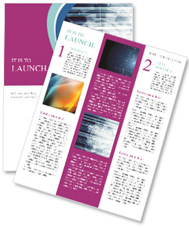 Technology Abstract Background: A Blend Of Modern Design And Innovation Newsletter Template