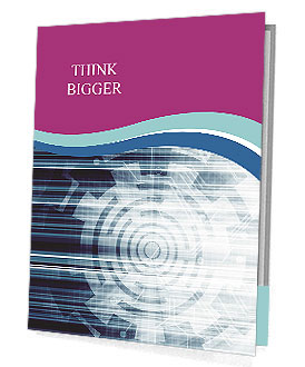 Technology Abstract Background: A Blend Of Modern Design And Innovation Presentation Folder