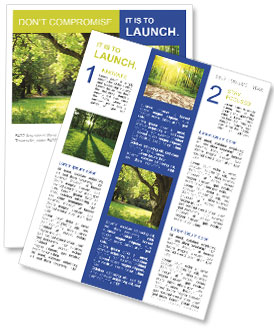 Significance And Characteristics Of The Mighty Oak Tree Newsletter Template