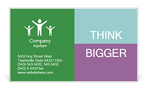 Concept Of Talent Development: Strategies For Nurturing And Growing Talent Business Card Template