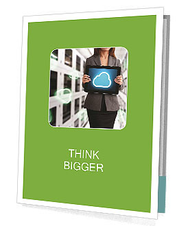 Data Center Room Programmer And Cloud Computing Technology Presentation Folder