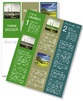 Alternative Wind Farm Newsletter Template