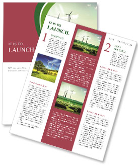 Wind Farm Newsletter Template