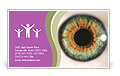 Macro Photography Of The Human Eye. Business Card Template