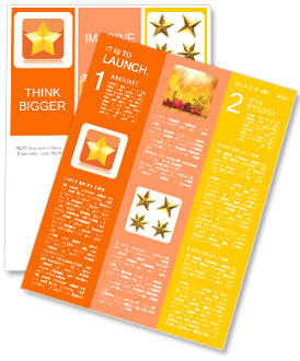 Icon Of A Golden Star: A Symbol Of Excellence And Achievement. Newsletter Template