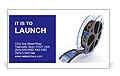 Images Captured On Film Reel Business Card Template